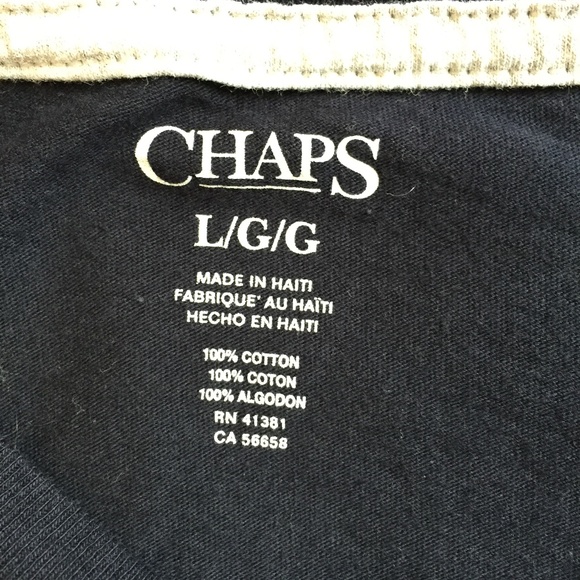 Men's CHAPS Shipyard Logo Tee - Large - Picture 3 of 5